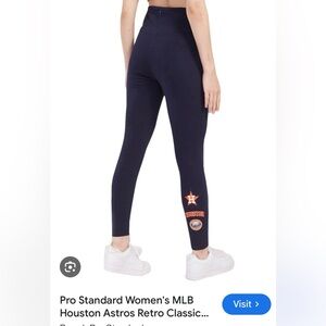 Houston Astros Navy Leggings SZ MED NWT Pro Standard
